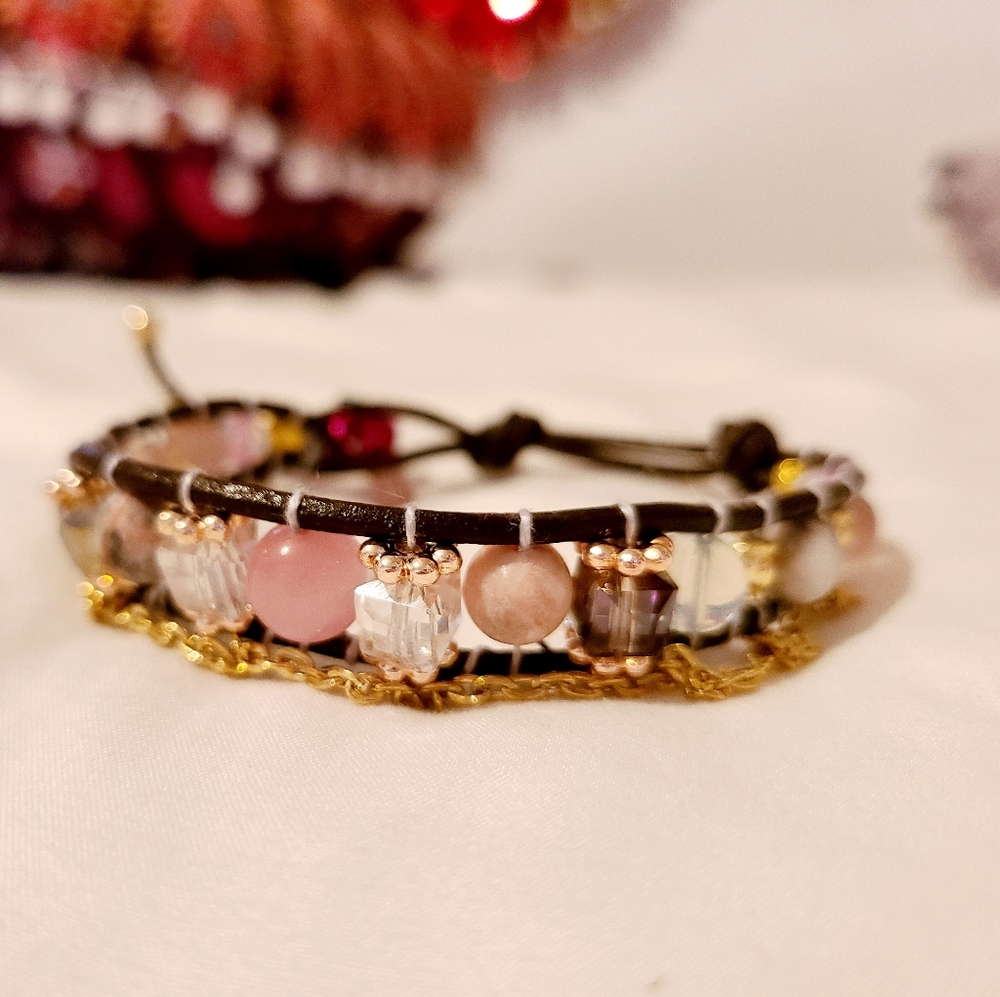 Leather cord bracelets